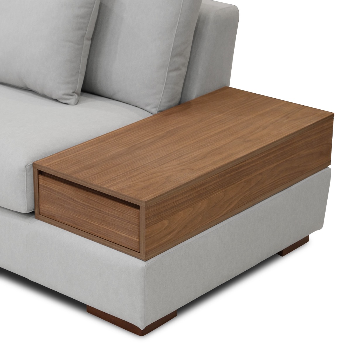 Joen Right Sectional Sofa with Left Side Table