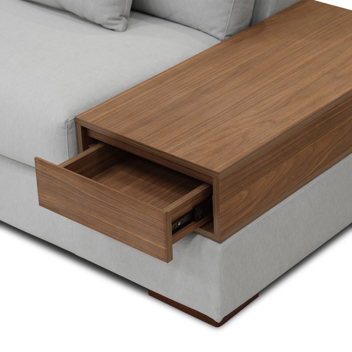 Joen Right Sectional Sofa with Left Side Table