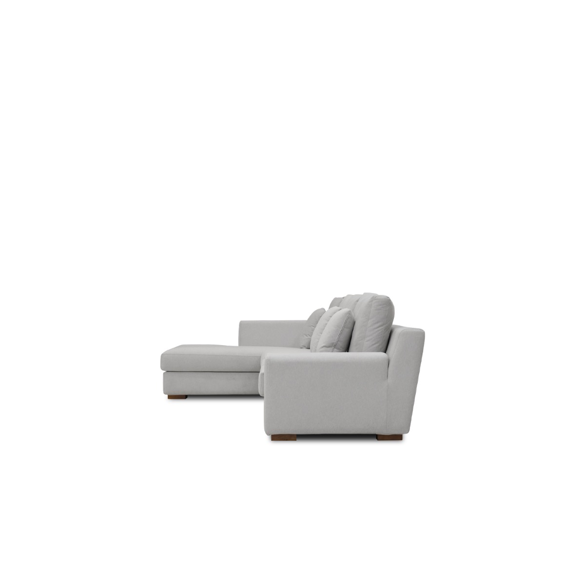 Joen Right Sectional Wide Sofa with Left Side Table
