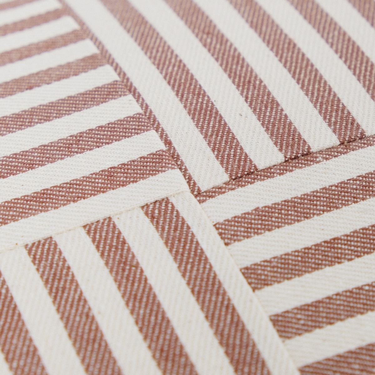 Joni Stripes Cushion 30x50cm Brown