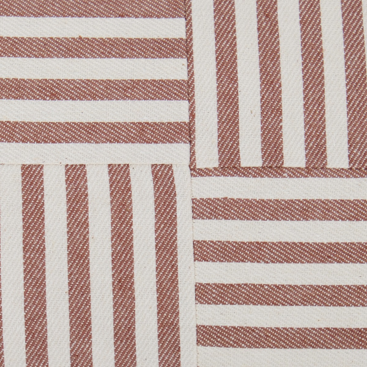 Joni Stripes Cushion 30x50cm Brown