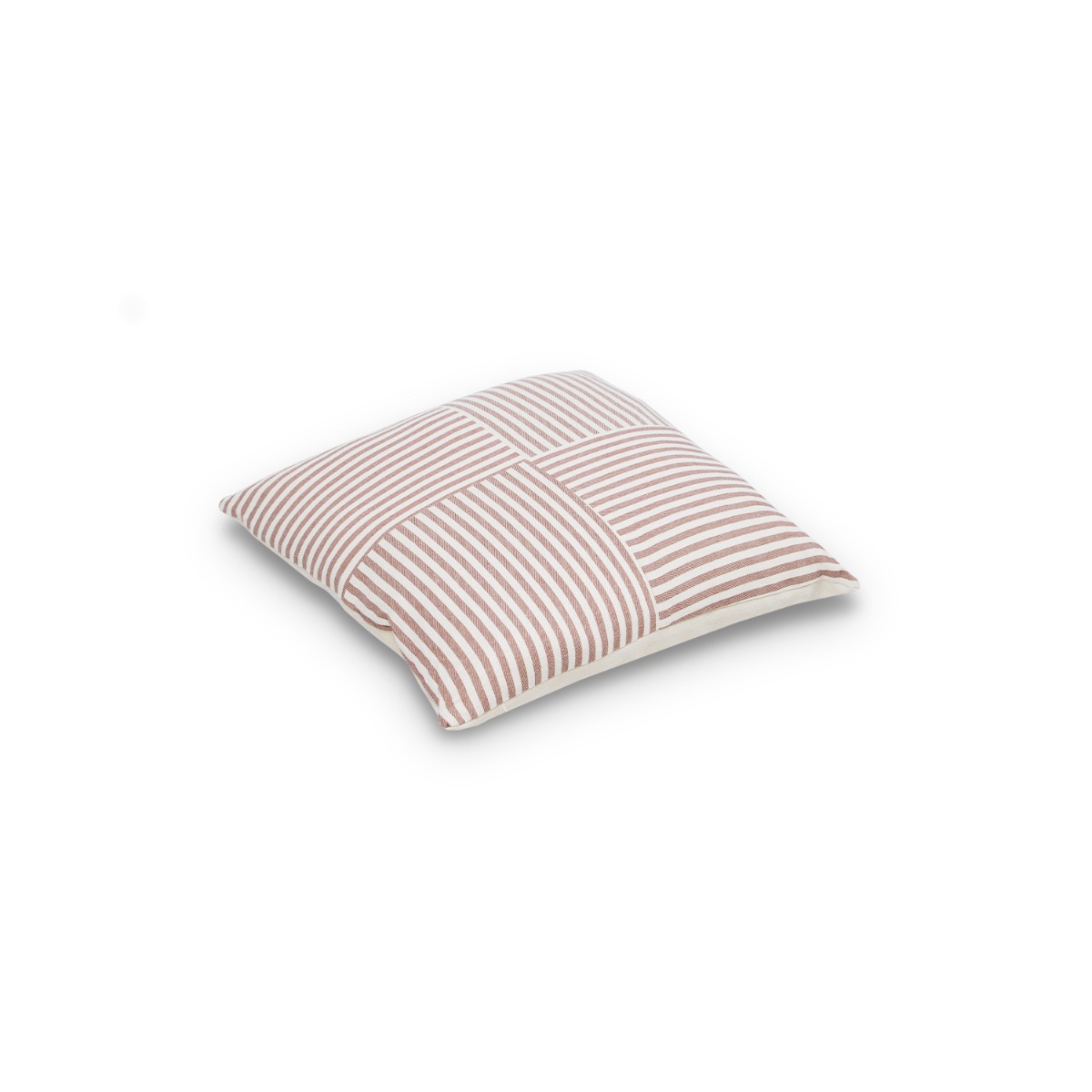 Joni Stripes Cushion 45x45cm Brown