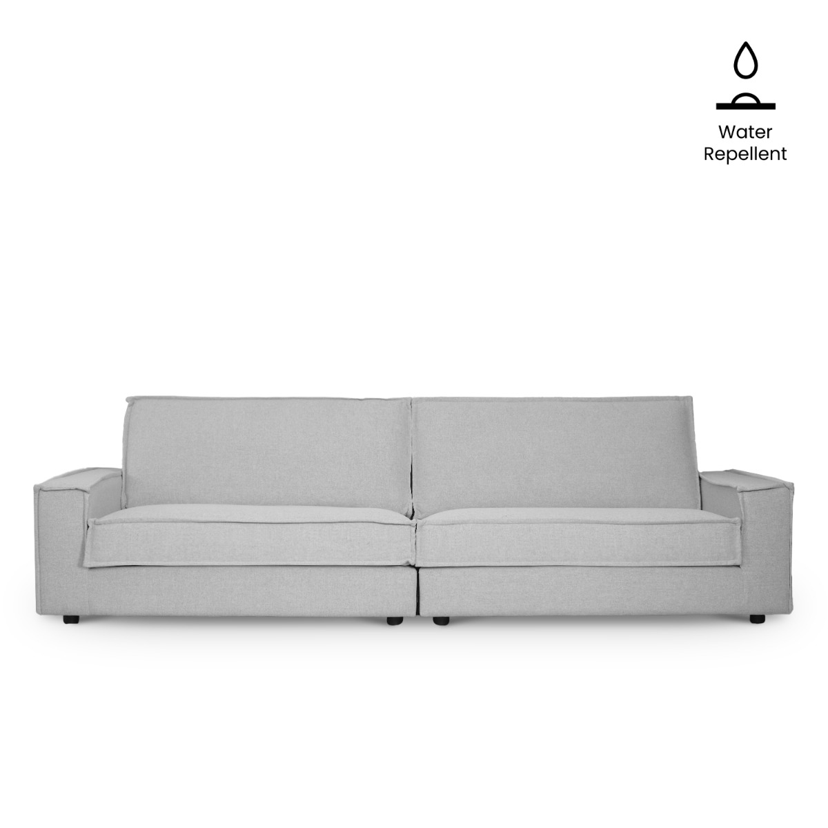 Judith Mist Grey 4 Seater Sofa
