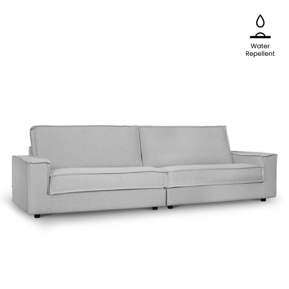Judith Mist Grey 4 Seater Sofa
