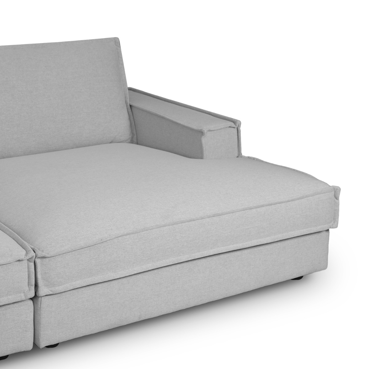 Judith Mist Grey Double Chaise Sofa