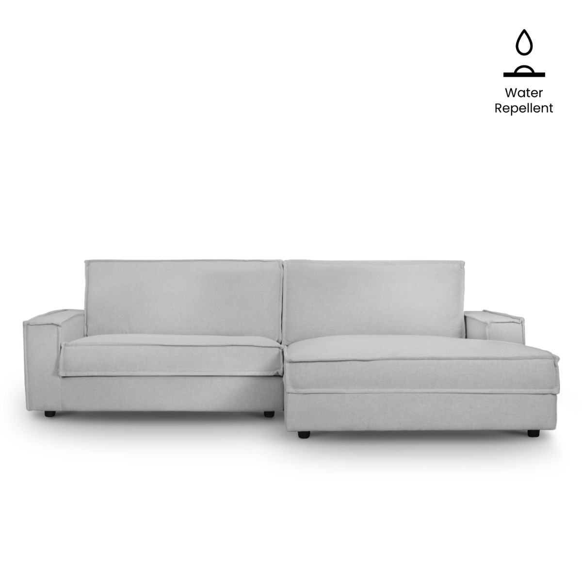 Judith Mist Grey Left Sectional Sofa