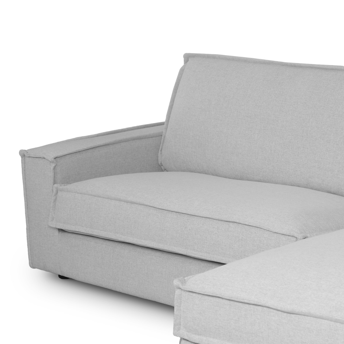 Judith Mist Grey Left Sectional Sofa