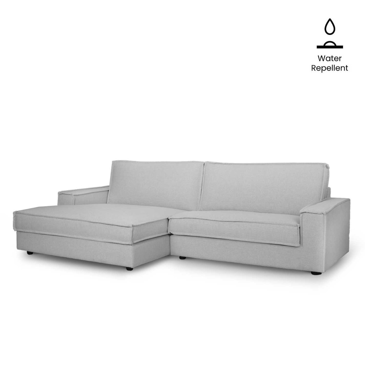 Judith Mist Grey Right Sectional Sofa