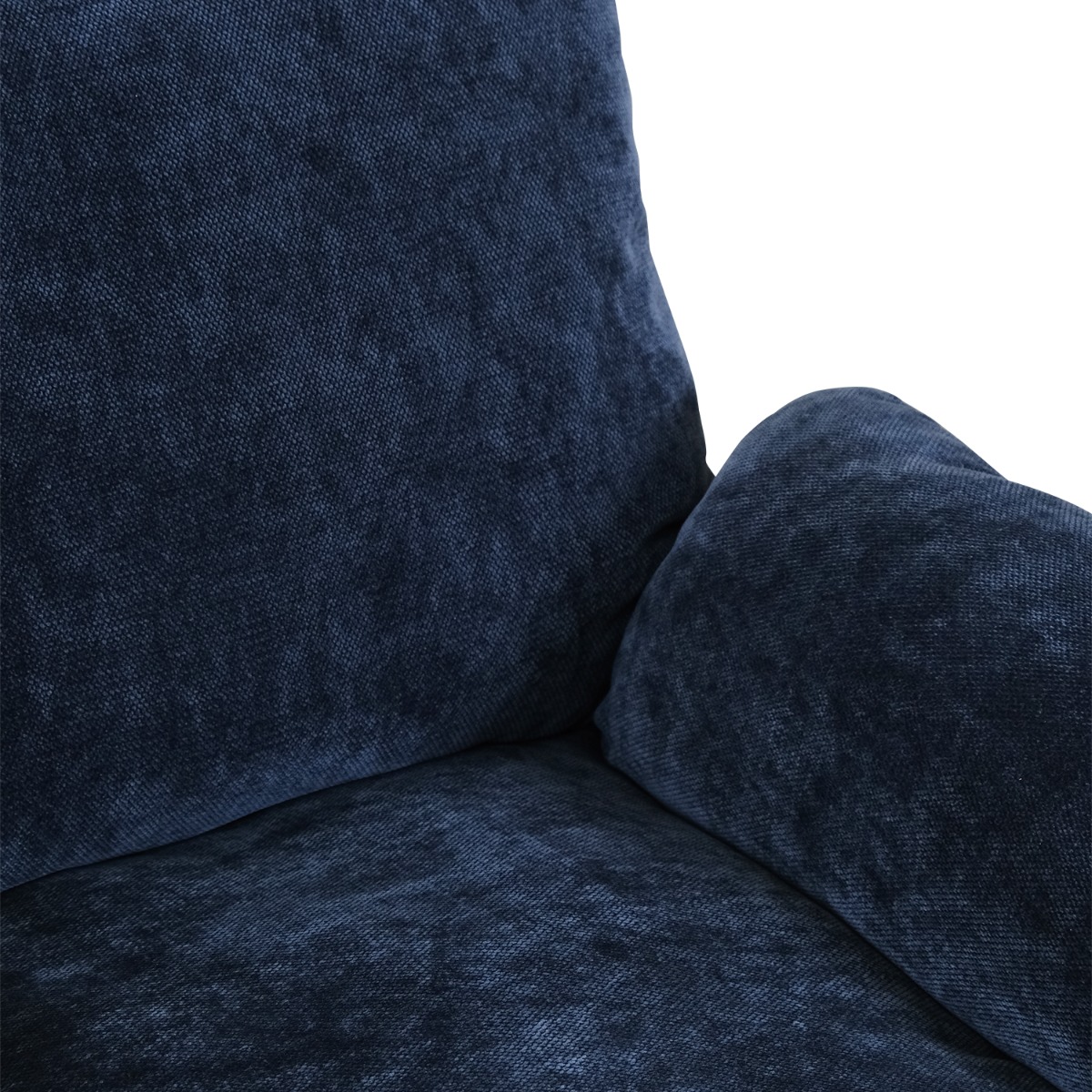 Julius Mid Century Midnight Blue Lounge Chair