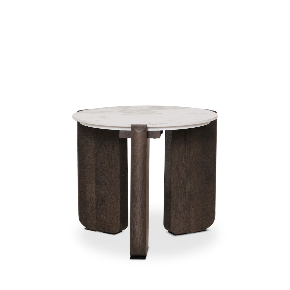 Juno Ceramic White Side Table