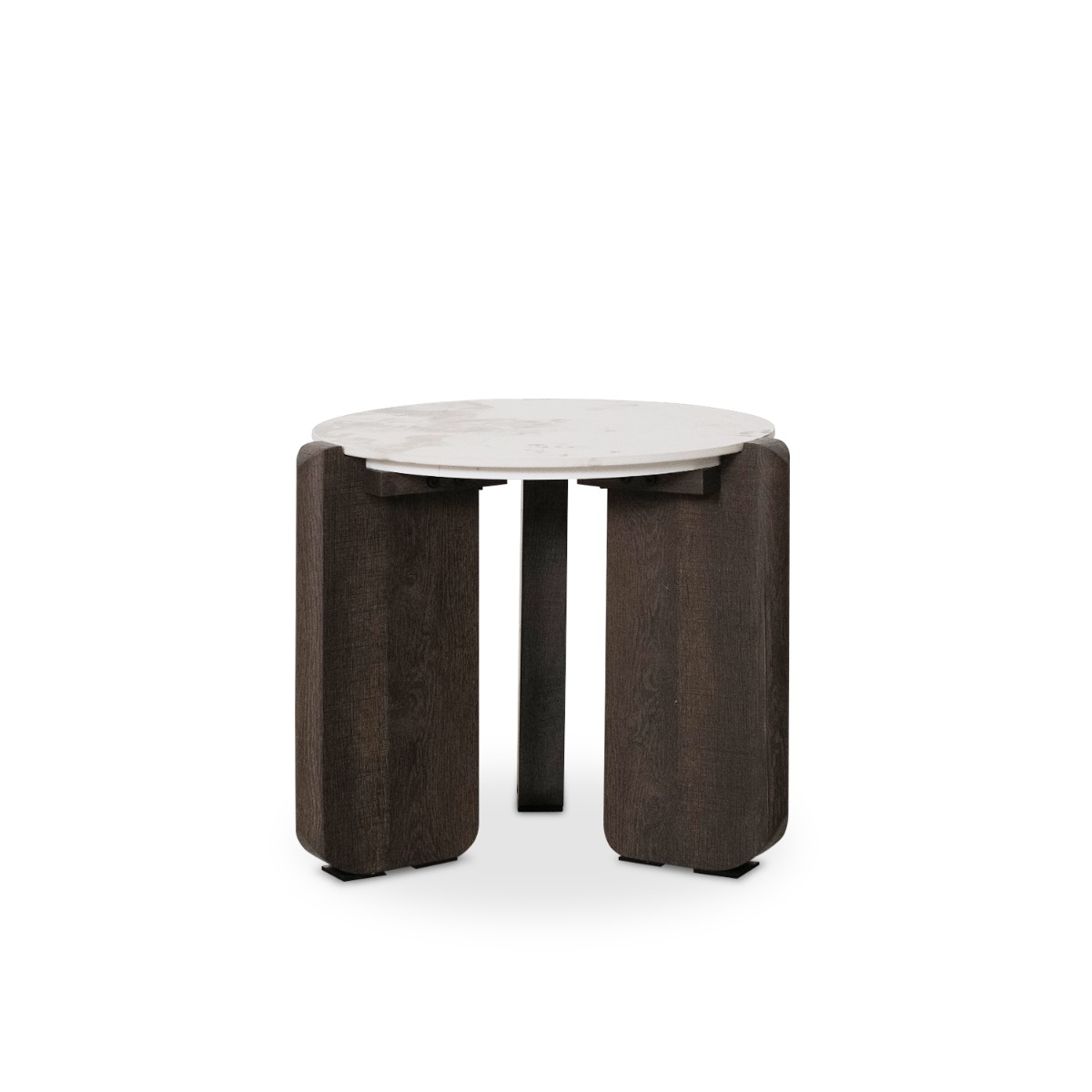 Juno Ceramic White Side Table