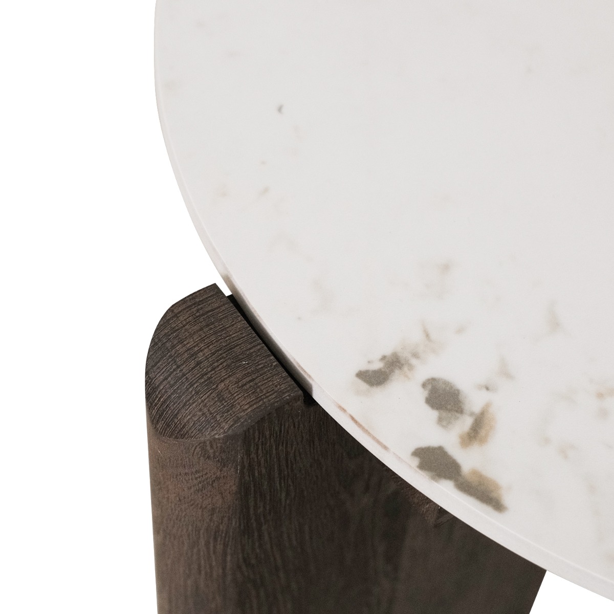 Juno Ceramic White Side Table