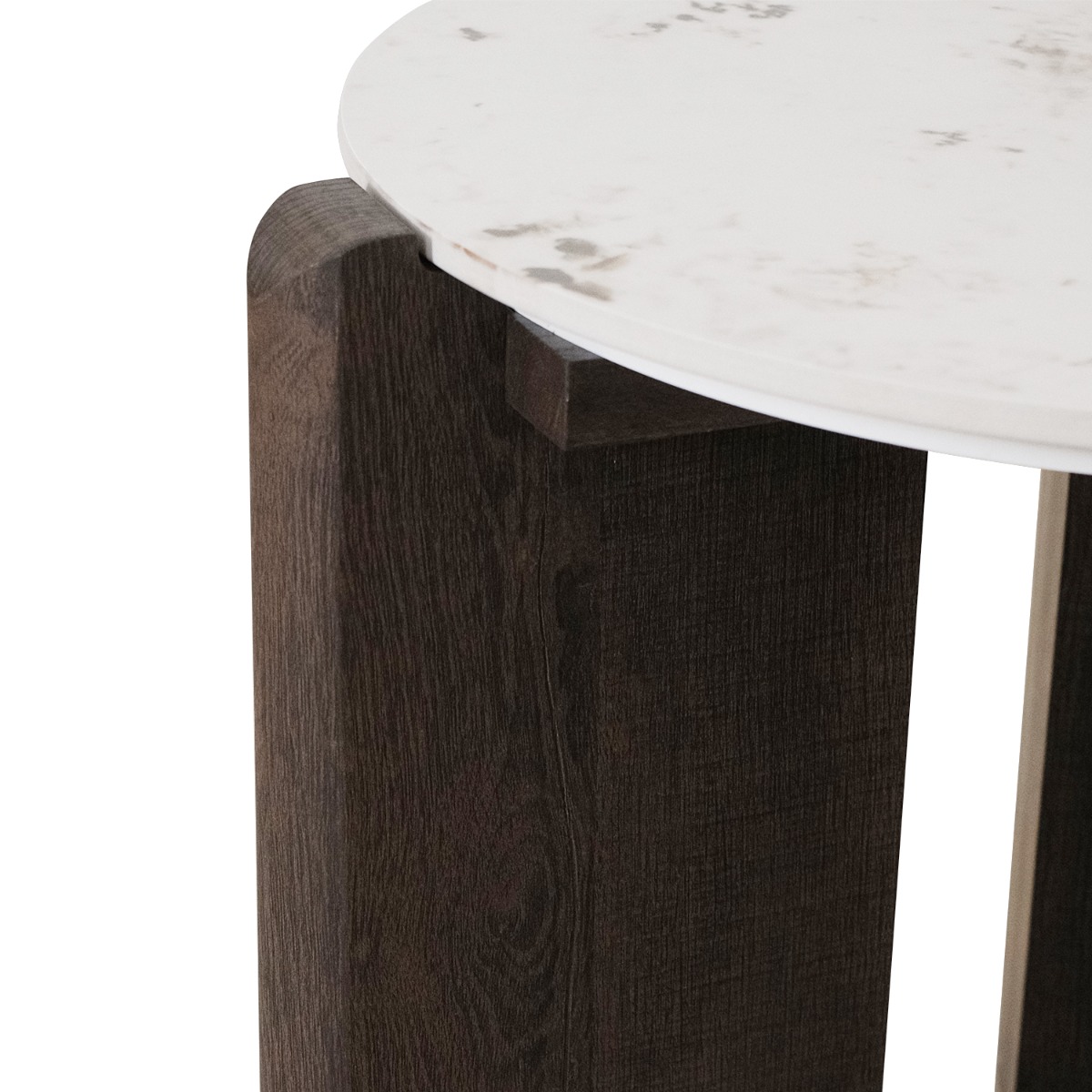 Juno Ceramic White Side Table