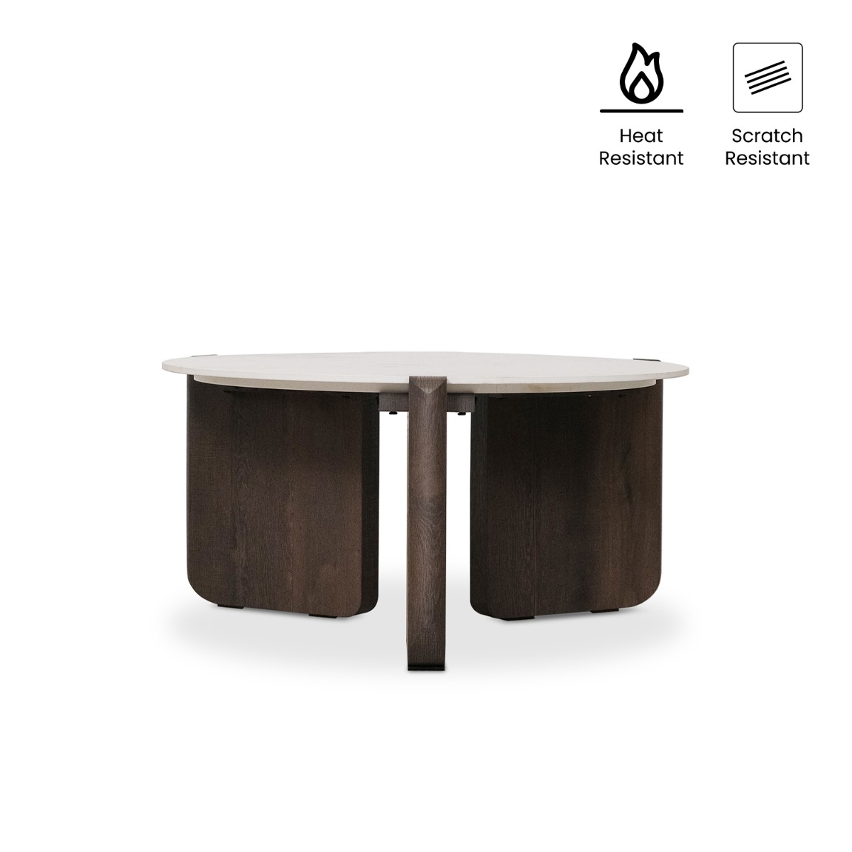 Juno Ceramic White Coffee Table