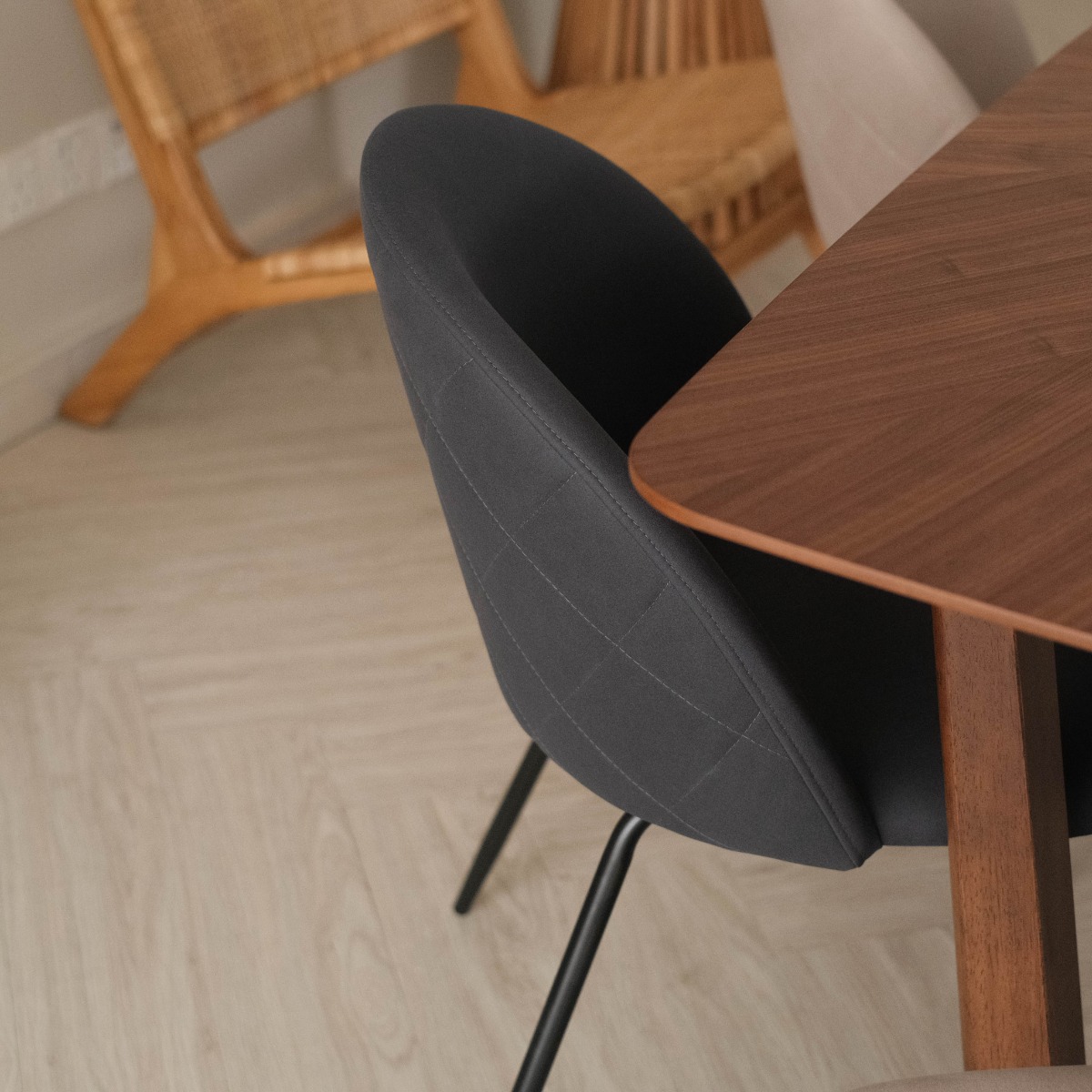 Kate Dining Chair Charcoal