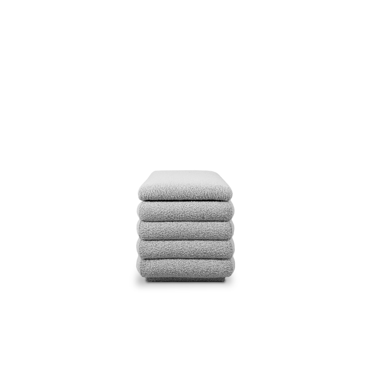 Khloe Cloud Grey Storage Bench