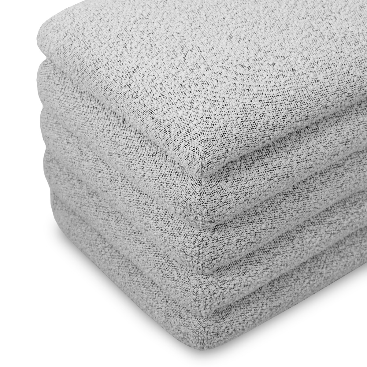 Khloe Cloud Grey Storage Bench