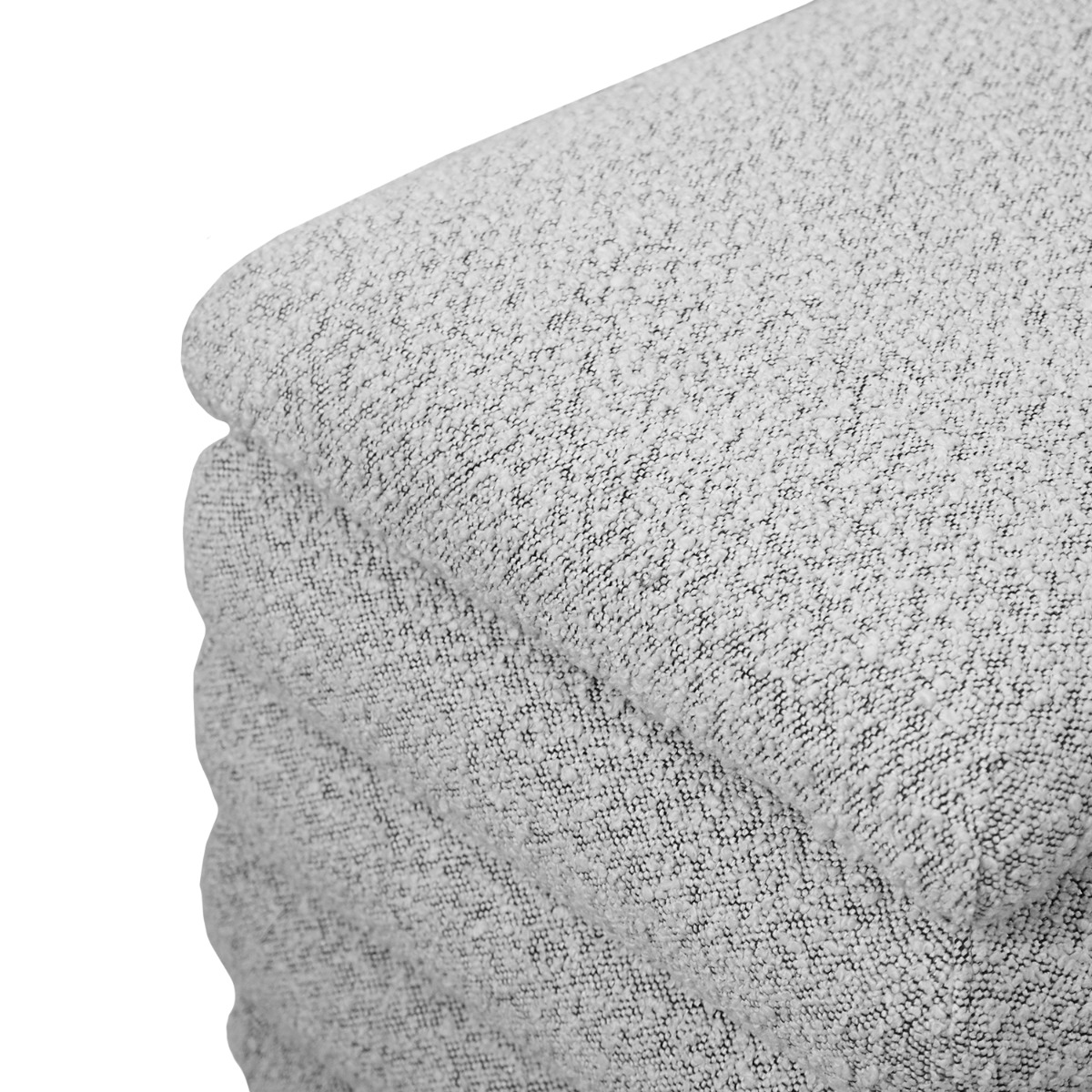 Khloe Cloud Grey Storage Bench
