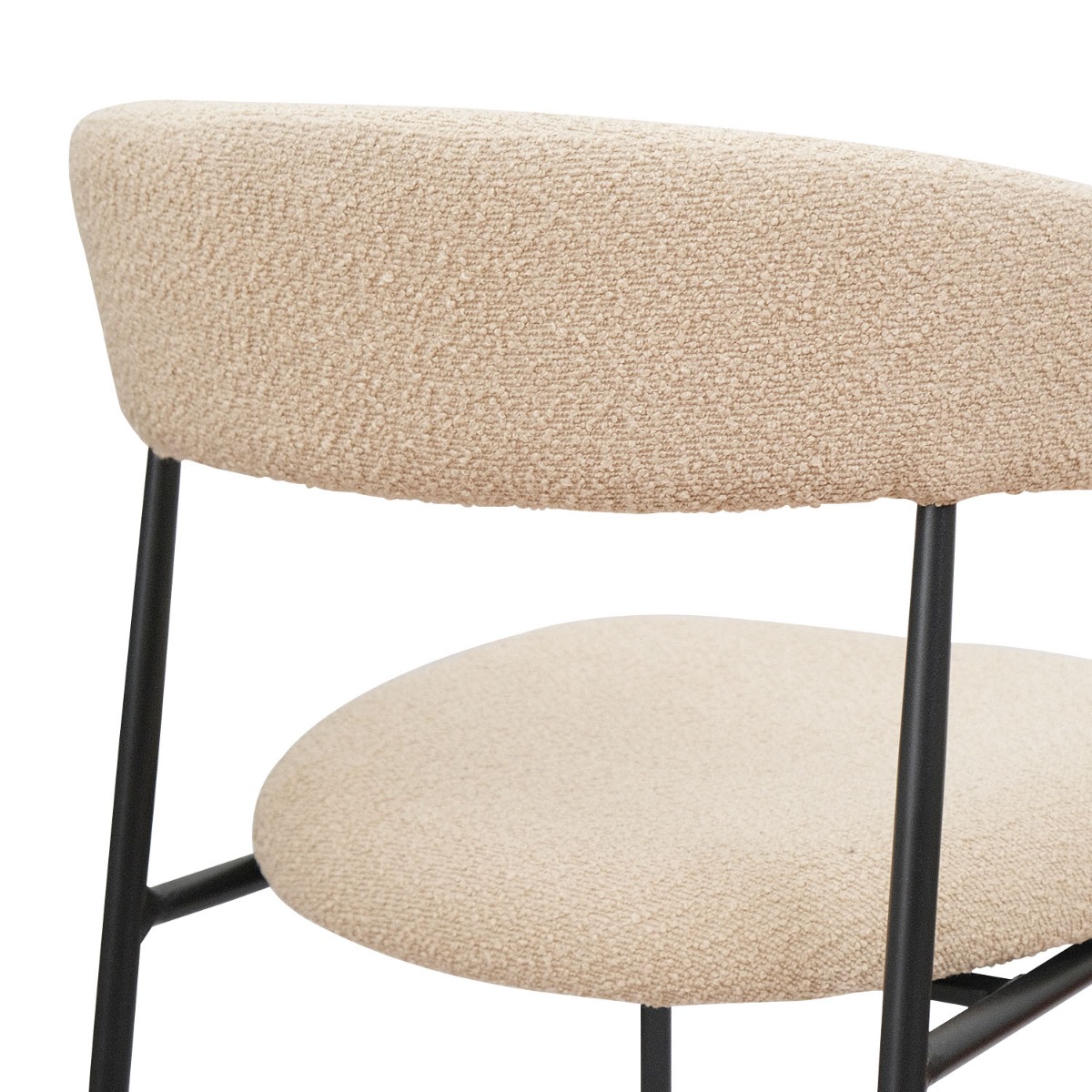 Khloe Cloud Beige Dining Chair