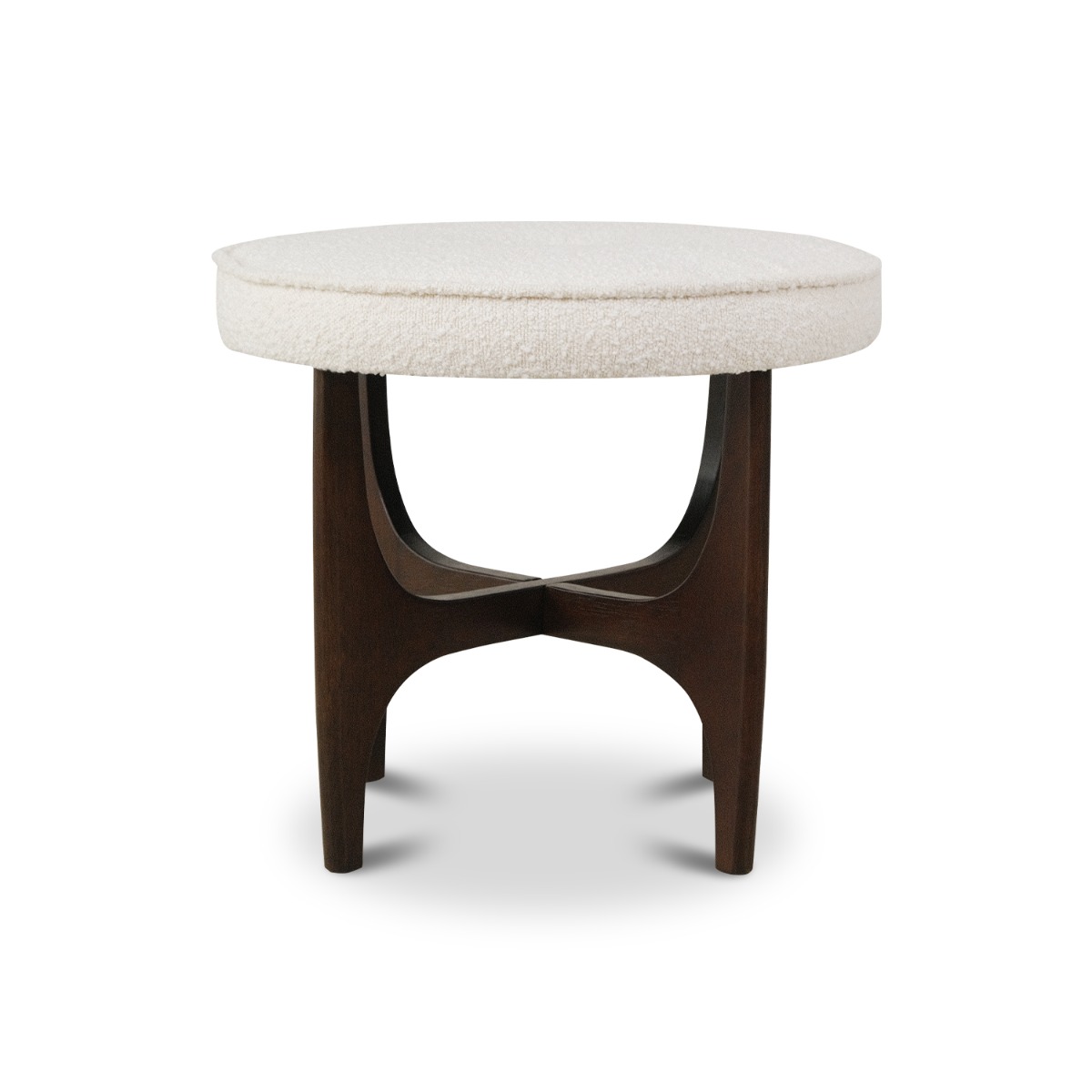 Khloe Cloud White Stool