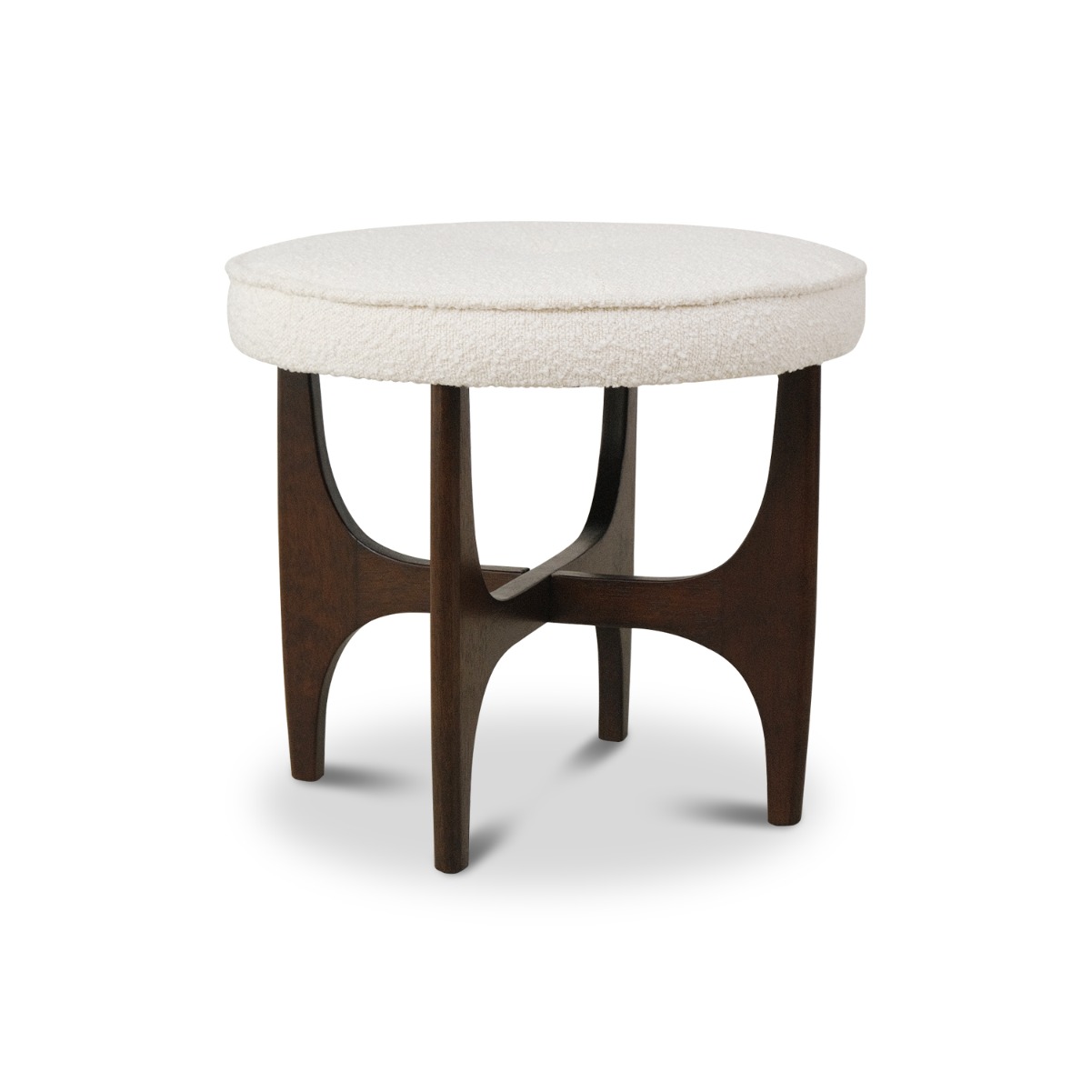 Khloe Cloud White Stool