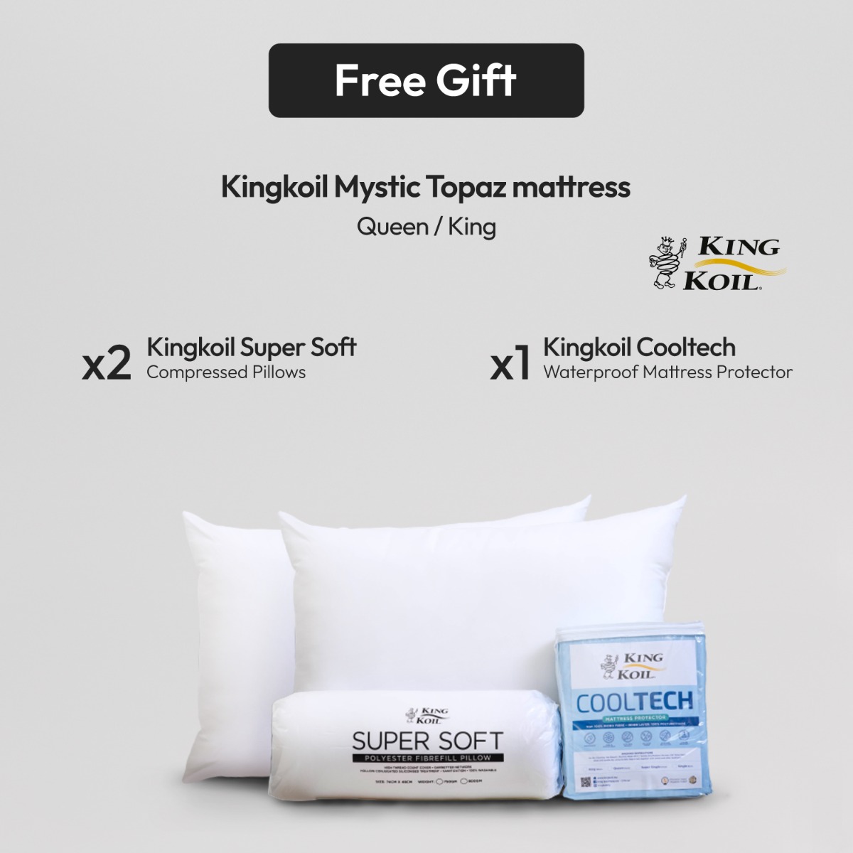 KingKoil Mystic Topaz King Mattress