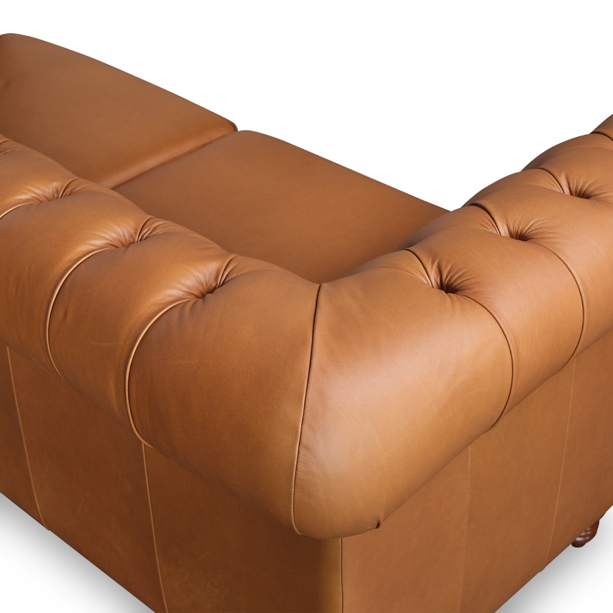 Kinsley Anilina Leather Chesterfield 3 Seater Sofa