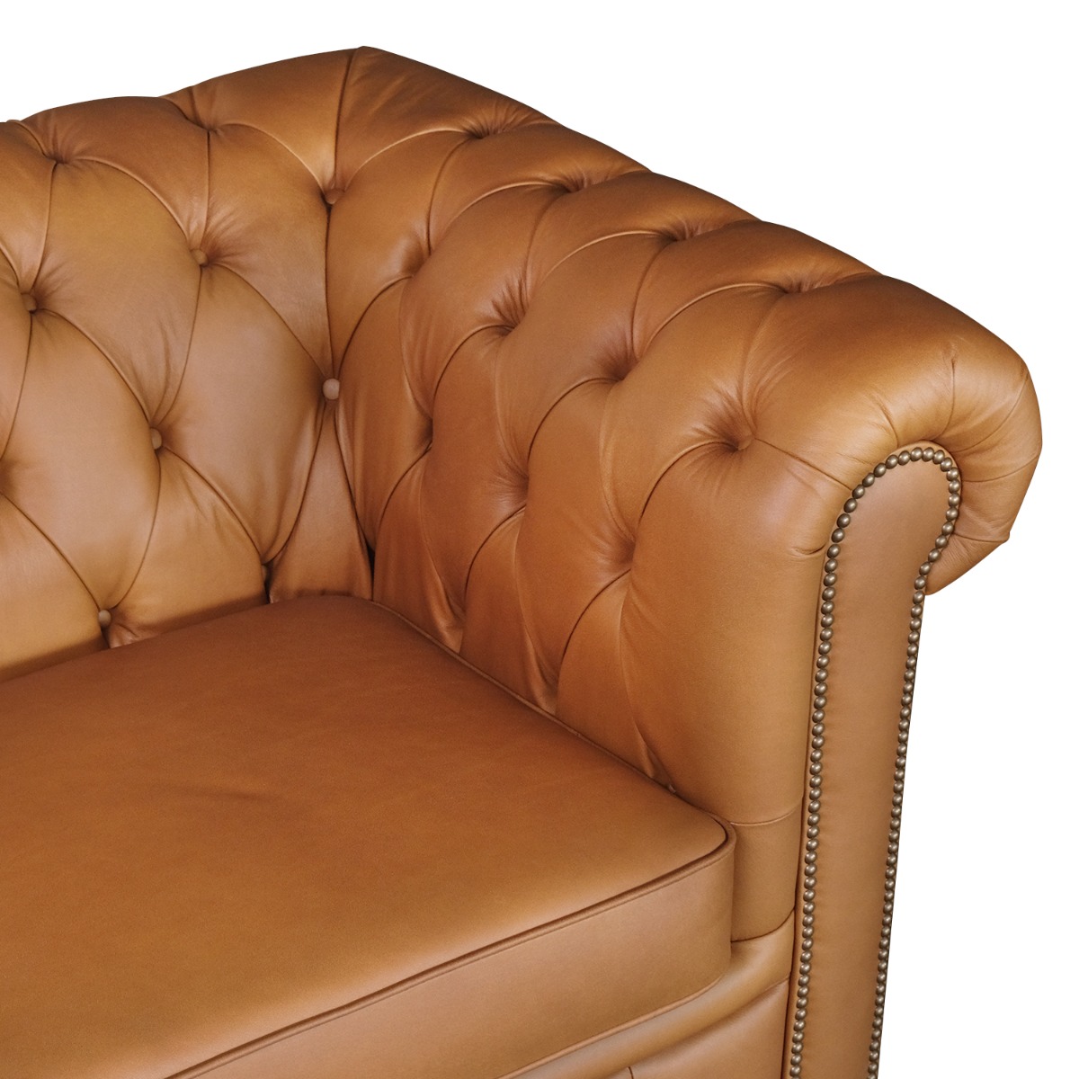 Kinsley Anilina Leather Chesterfield 3 Seater Sofa