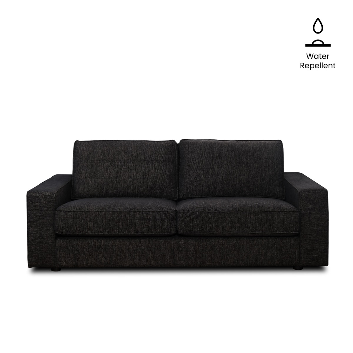Klaus Ebony 3 Seater Sofa