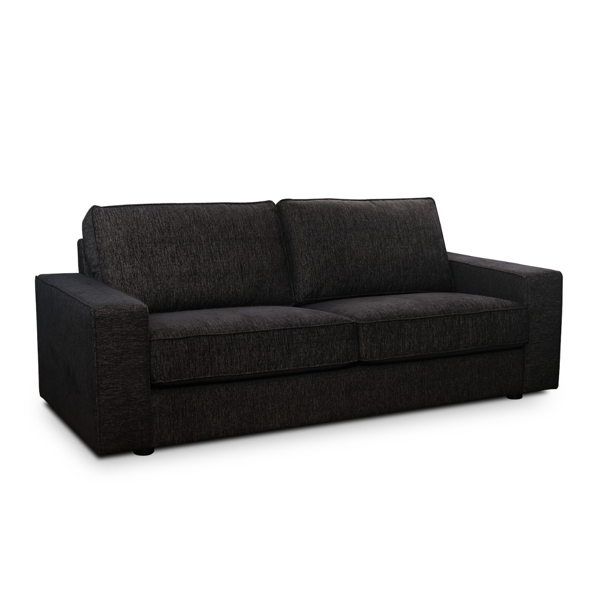 Klaus Ebony 3 Seater Sofa