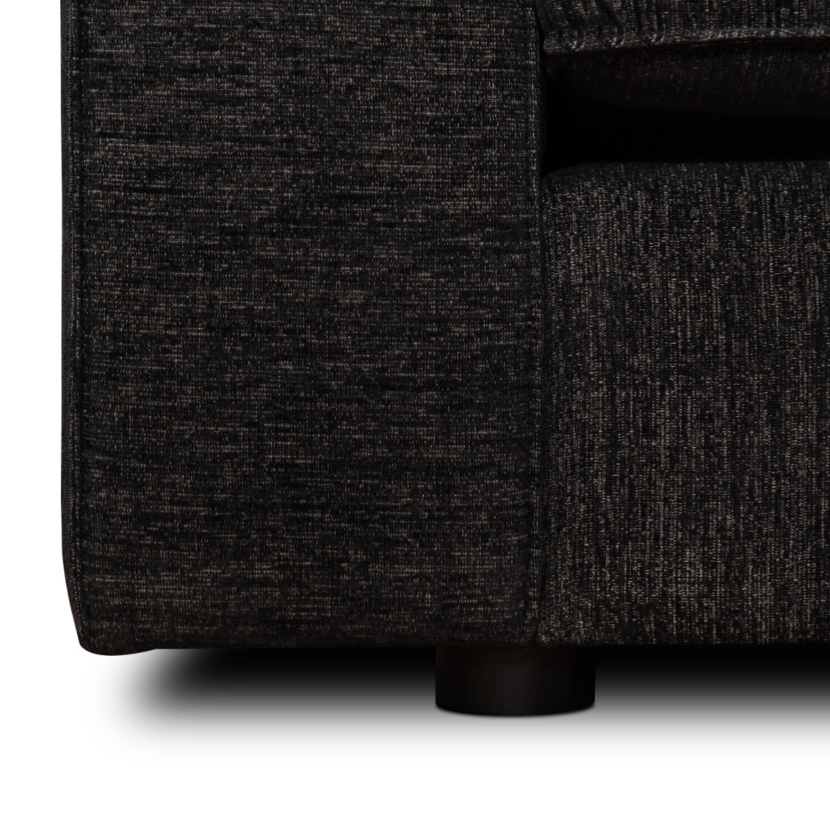 Klaus Ebony 3 Seater Sofa