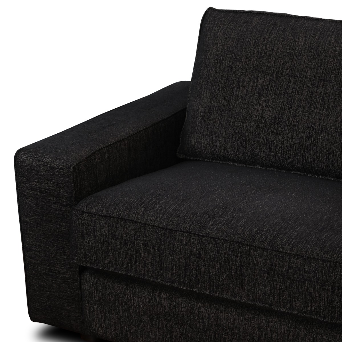 Klaus Ebony 3 Seater Sofa