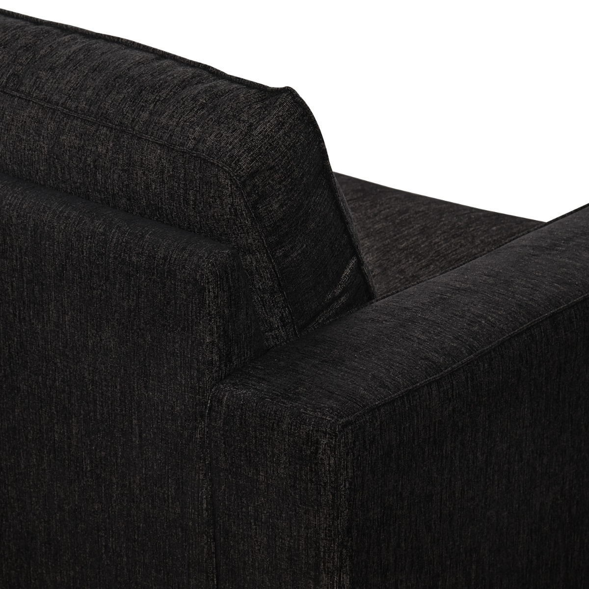 Klaus Ebony 3 Seater Sofa
