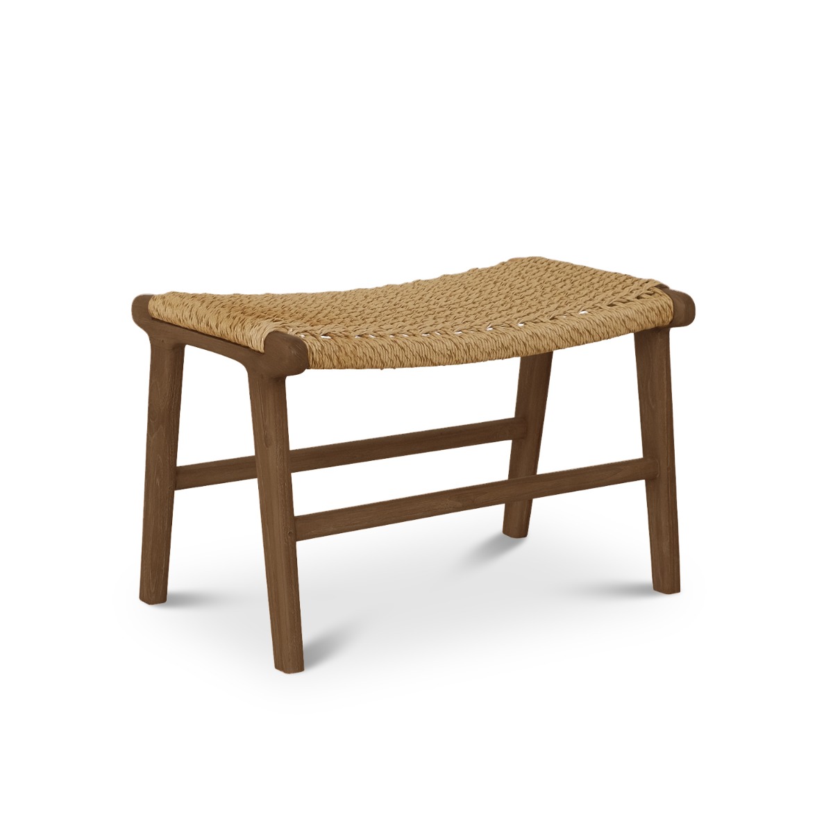 Laras Teak Brown Footstool