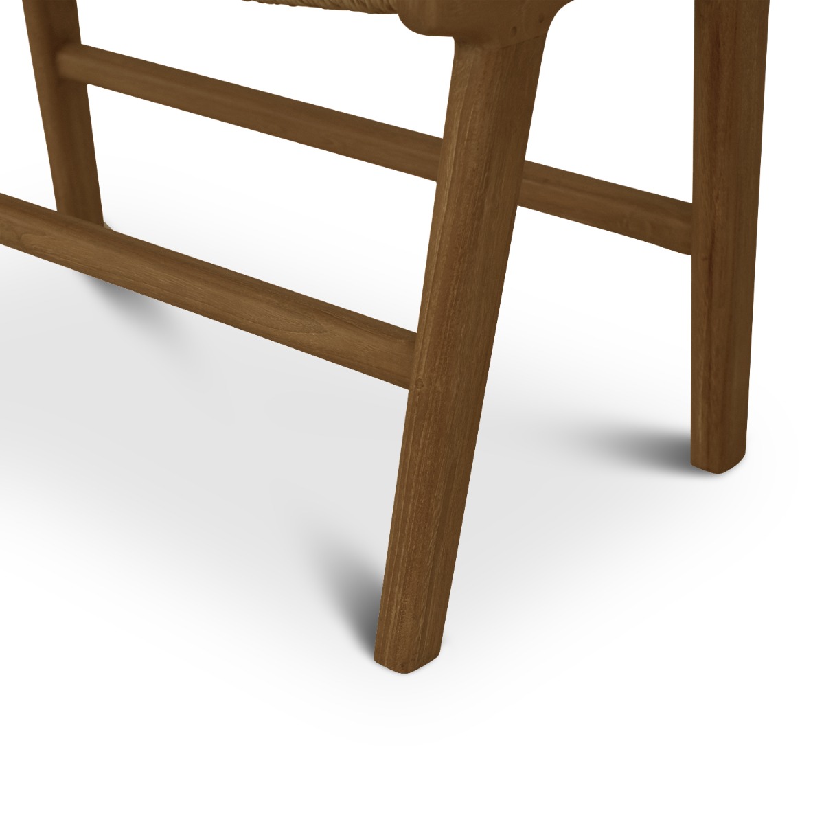 Laras Teak Brown Footstool