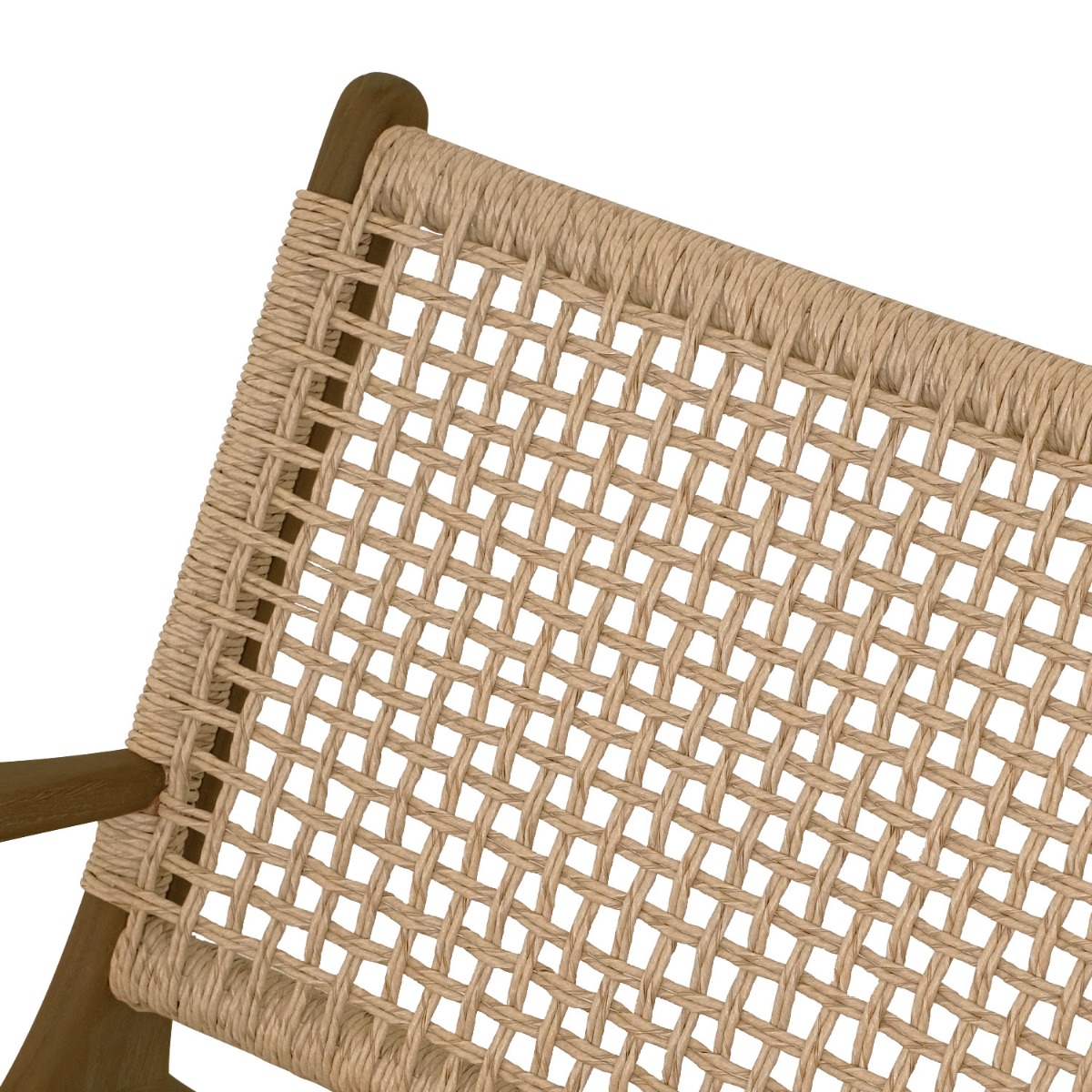 Laras Teak Brown Lounge Chair