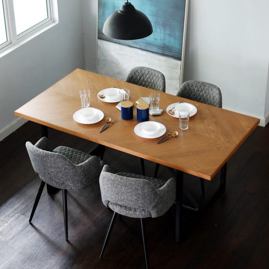 Lauren Pebble Grey Dining Chair