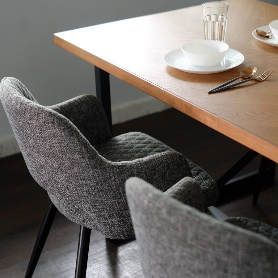 Lauren Pebble Grey Dining Chair