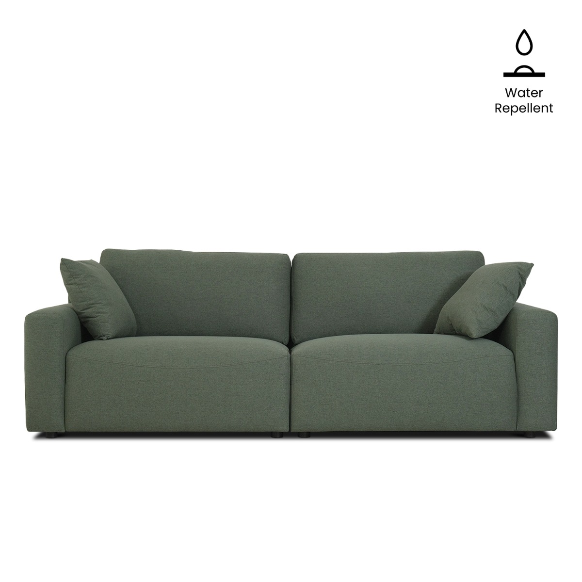 Leif Forest Green 4 Seater Sofa