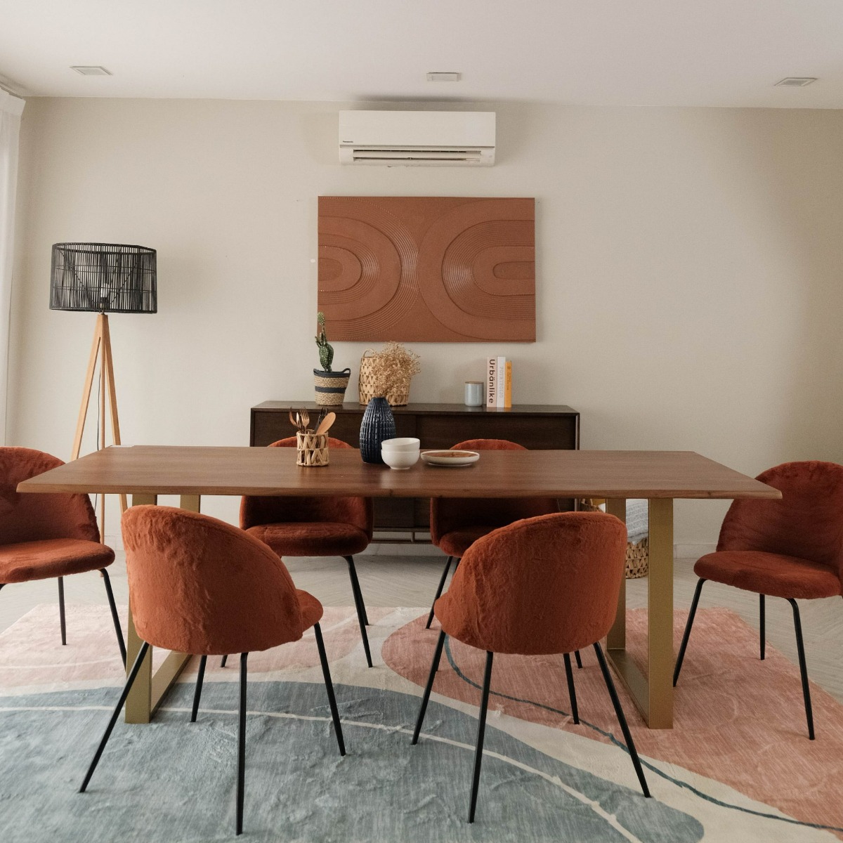 Leighton Natural Live Edge Dining Table 230cm