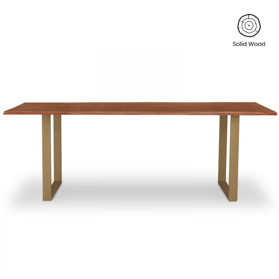 Leighton Natural Live Edge Dining Table 230cm