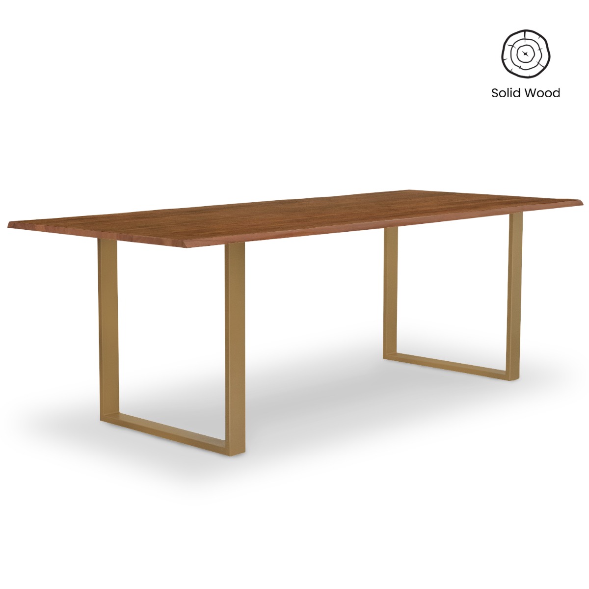 Leighton Natural Live Edge Dining Table 230cm