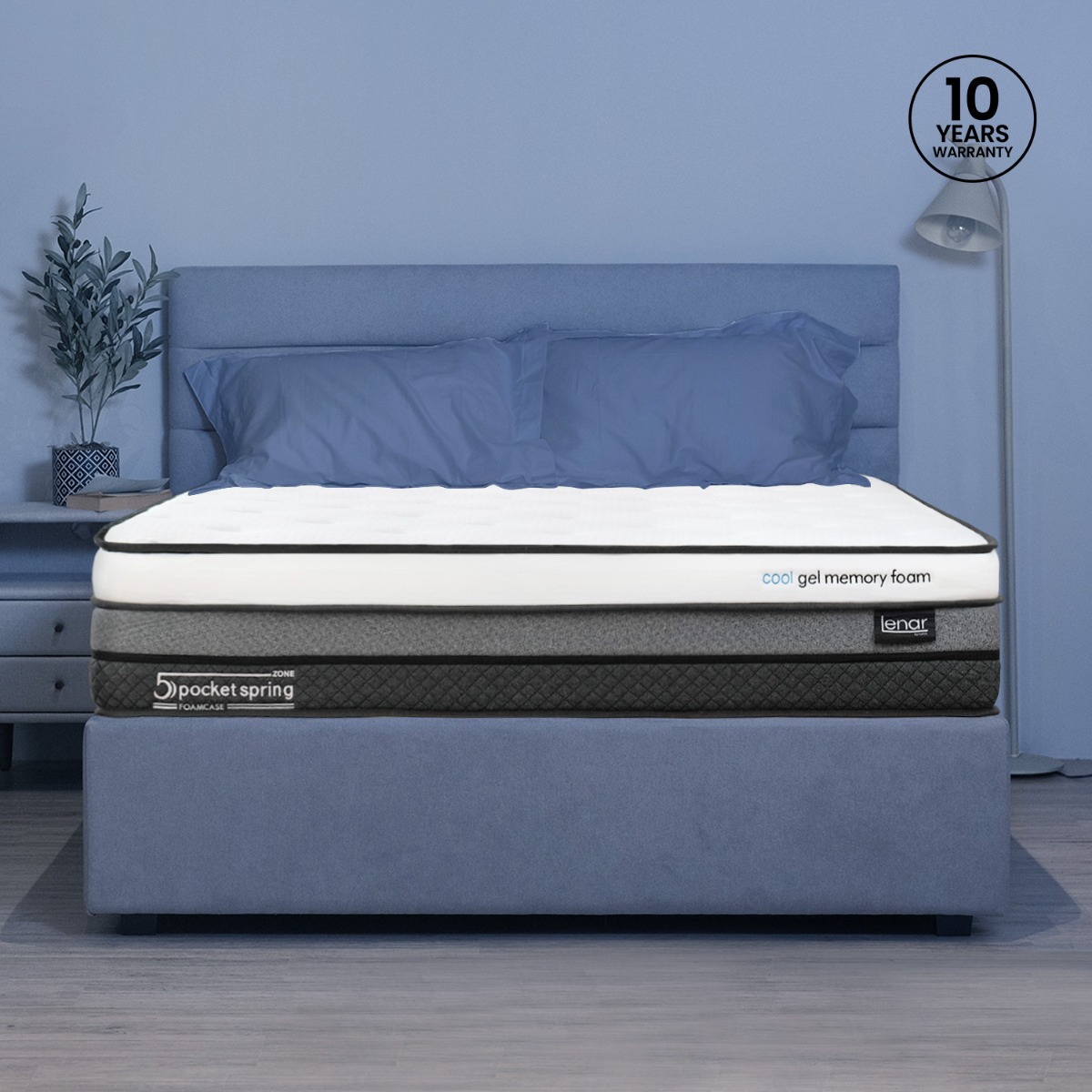 Lenar Frio Cool Gel Memory Foam King Mattress