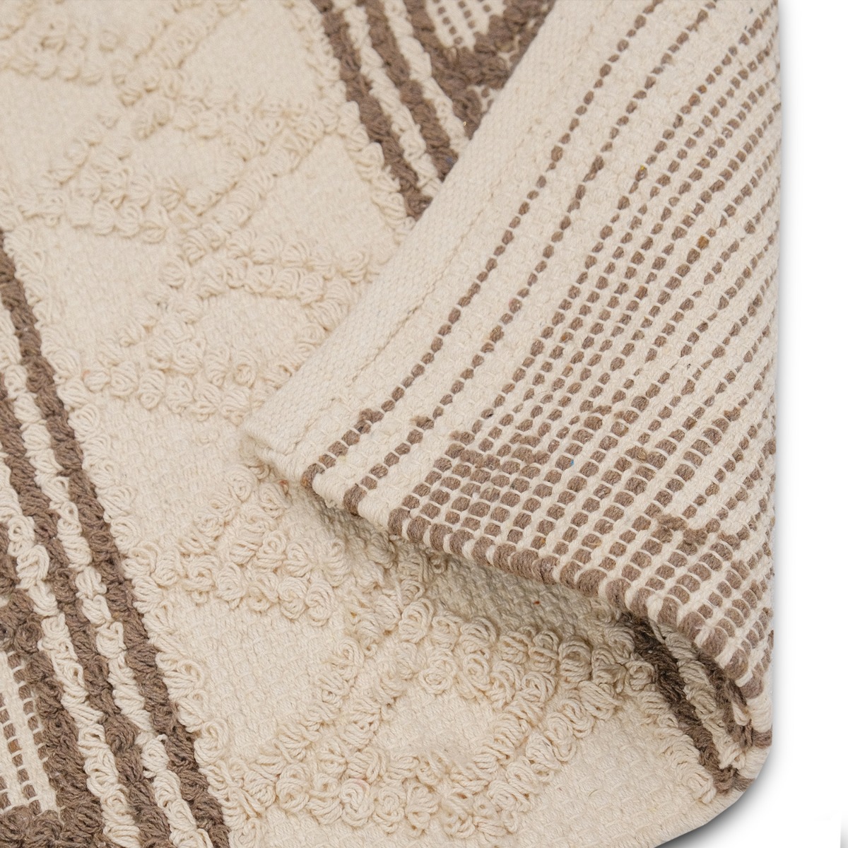 Lenx Geometric Cotton Floor Mat 60x90