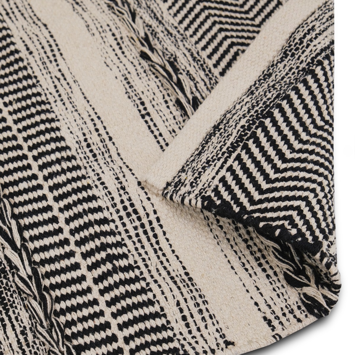 Lenx Zigzag Stripe Cotton Floor Mat 60x90