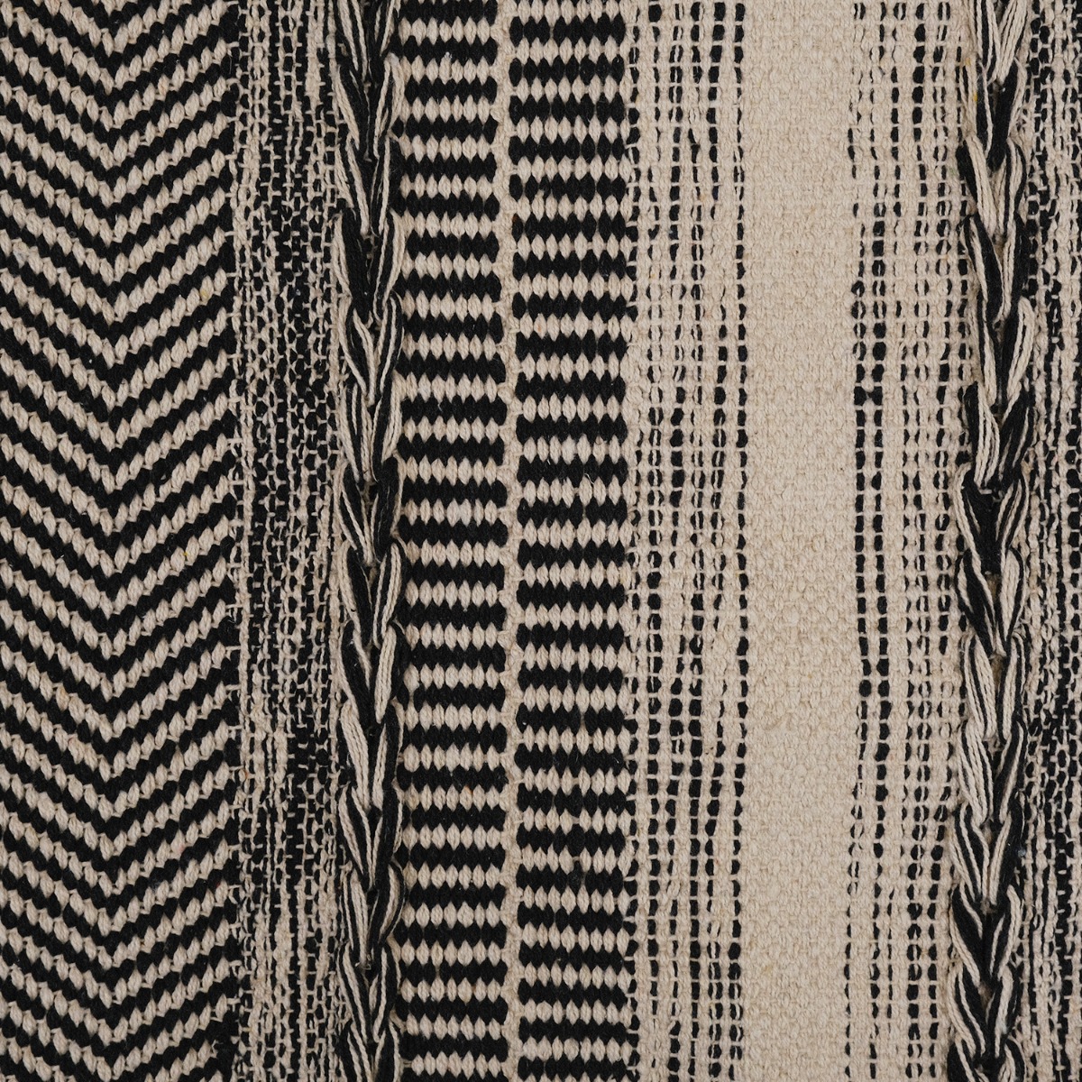Lenx Zigzag Stripe Cotton Floor Mat 60x90
