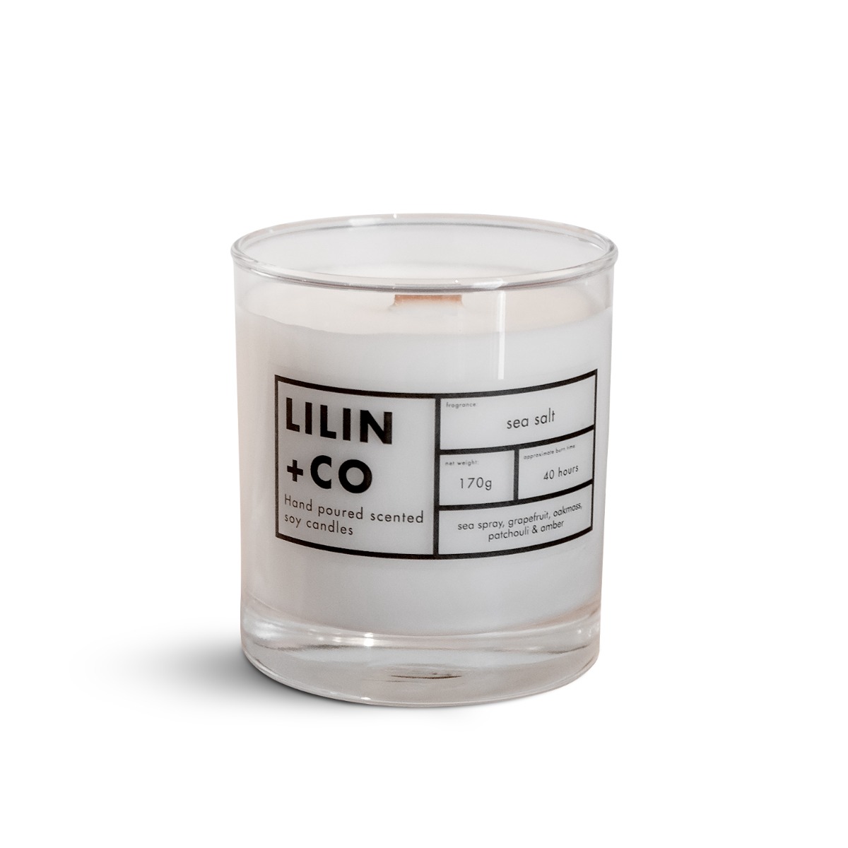 Lilin+Co Sea Salt Scented Candle