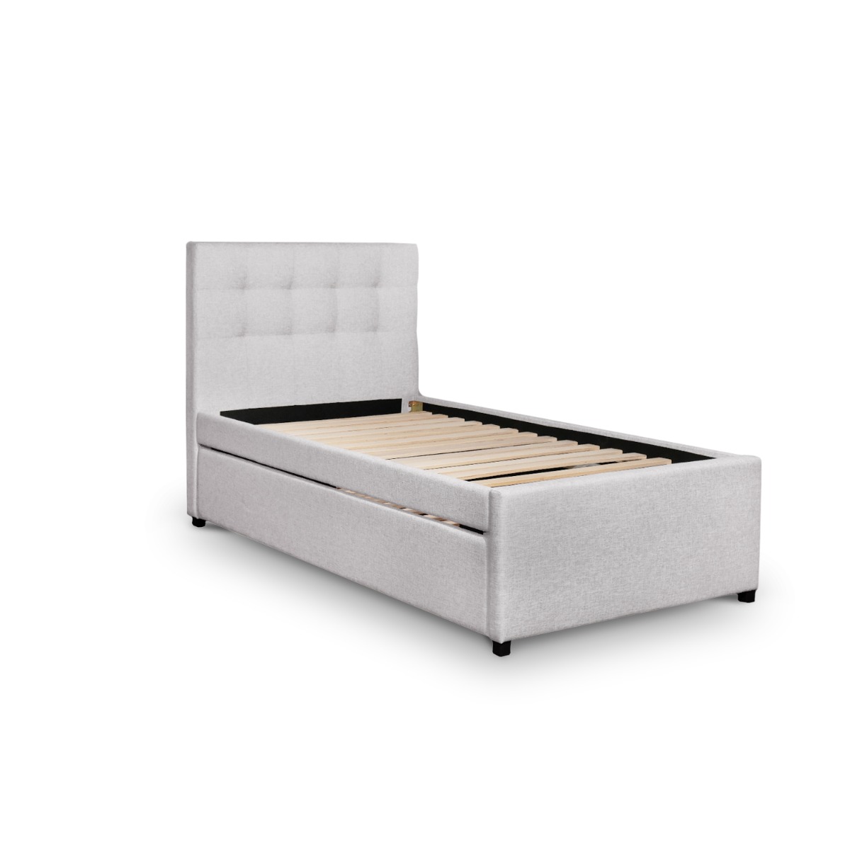Lillian Oatmeal Super Single Trundle Bed