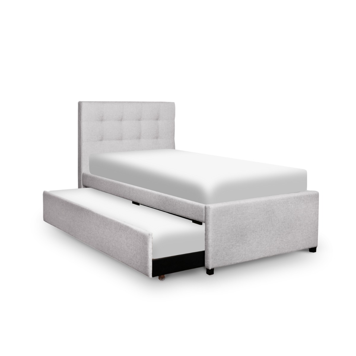 Lillian Oatmeal Super Single Trundle Bed