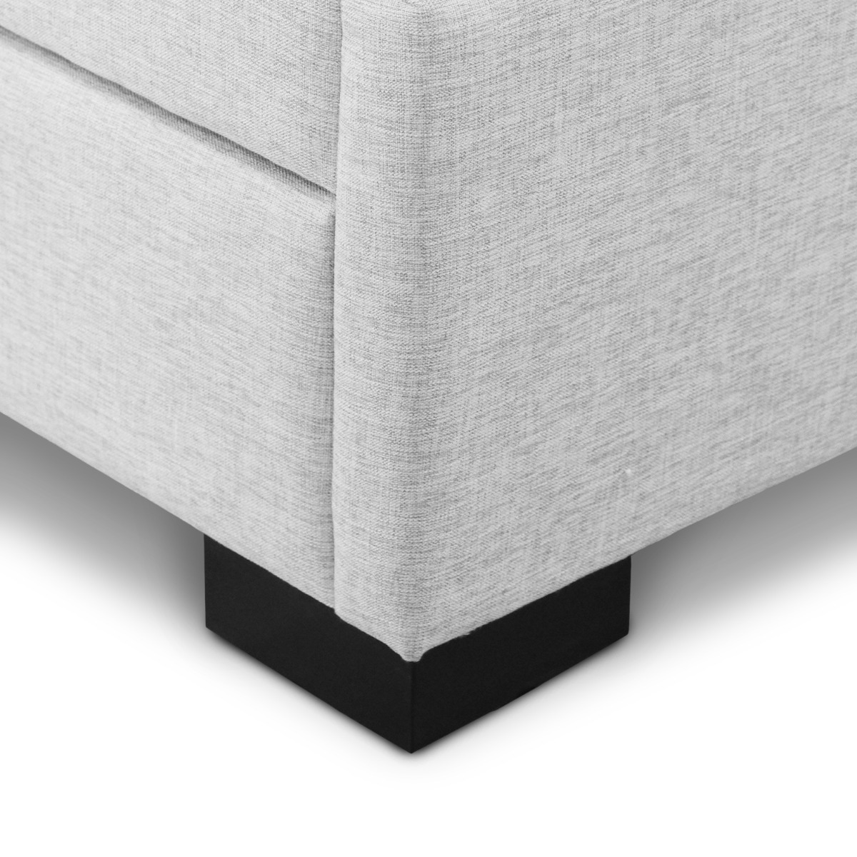 Lillian Oatmeal King Bed with 4 Drawers